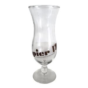 Vintage Pier 17 Murrells Inlet South Carolina Souvenir Hurricane Drinking Glass